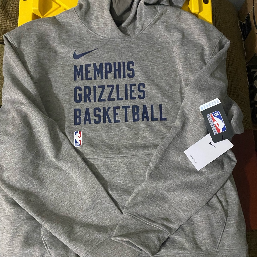 Memphis Grizzlies NBA Men’s Basketball Gray Hoodie Dri-Fit